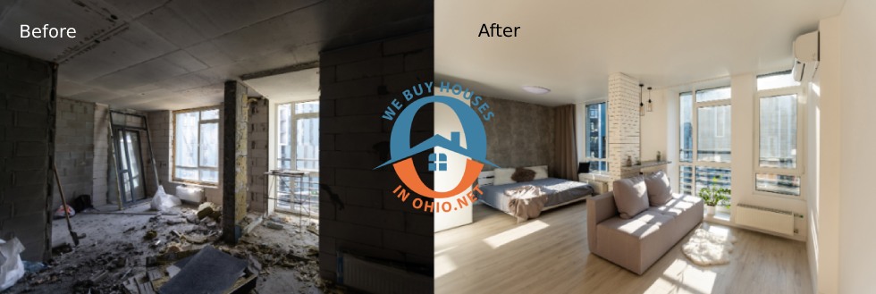 house flip -before and after image 1